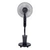 Ventilador de Pie Nebulizador Johnson VIRO17BRUMA Negro 75W con Mando