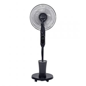 Ventilador de Pie Nebulizador Johnson VIRO17BRUMA Negro 75W con Mando