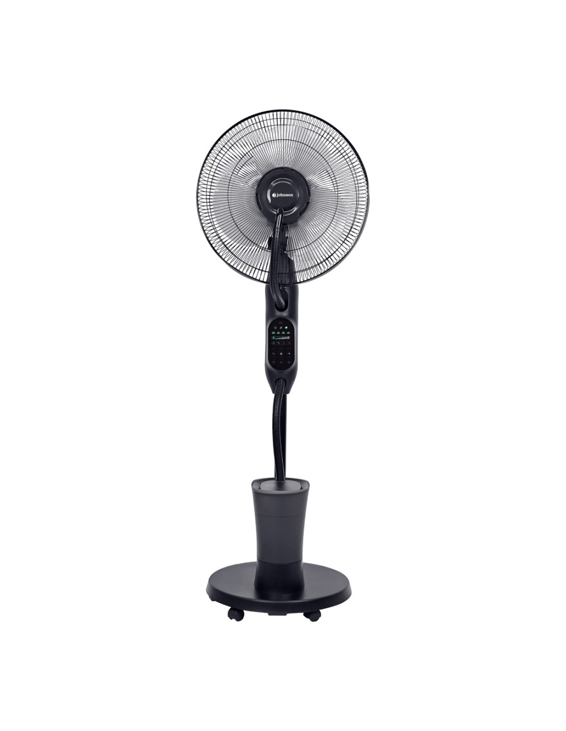 Ventilador de Pie Nebulizador Johnson VIRO17BRUMA Negro 75W con Mando