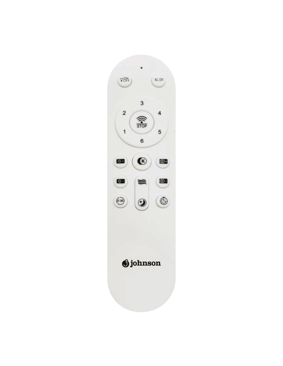 Ventilador de Techo con Aspas Ocultas Johnson VIRO42TCOMPACT Blanco LED Motor DC - Imagen 3