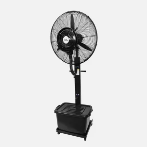 Ventilador Nebulizador de Pie Industrial Serie DILUVIO Negro 240W | Tanque 42L