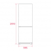Frigorífico Combi Teka RBF48650SS Inox 201x60 No Frost Clase E - Imagen 3