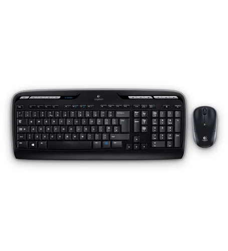Teclado + Ratón Inalámbrico Logitech MK330 - USB 2.4GHz Óptico Oficina Negro