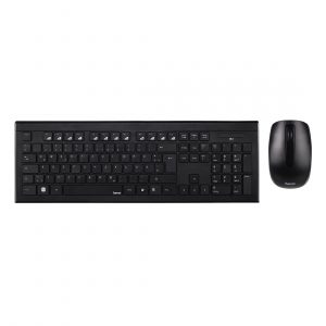 Teclado + Ratón Inalámbrico Hama Cortino 69182664 - USB 105 Teclas Óptico Negro
