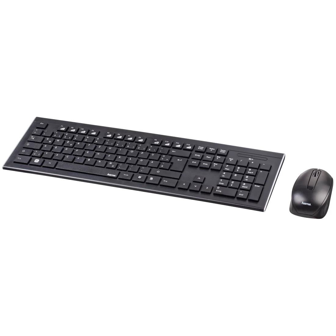 Teclado + Ratón Inalámbrico Hama Cortino 69182664 - USB 105 Teclas Óptico Negro - Imagen 2