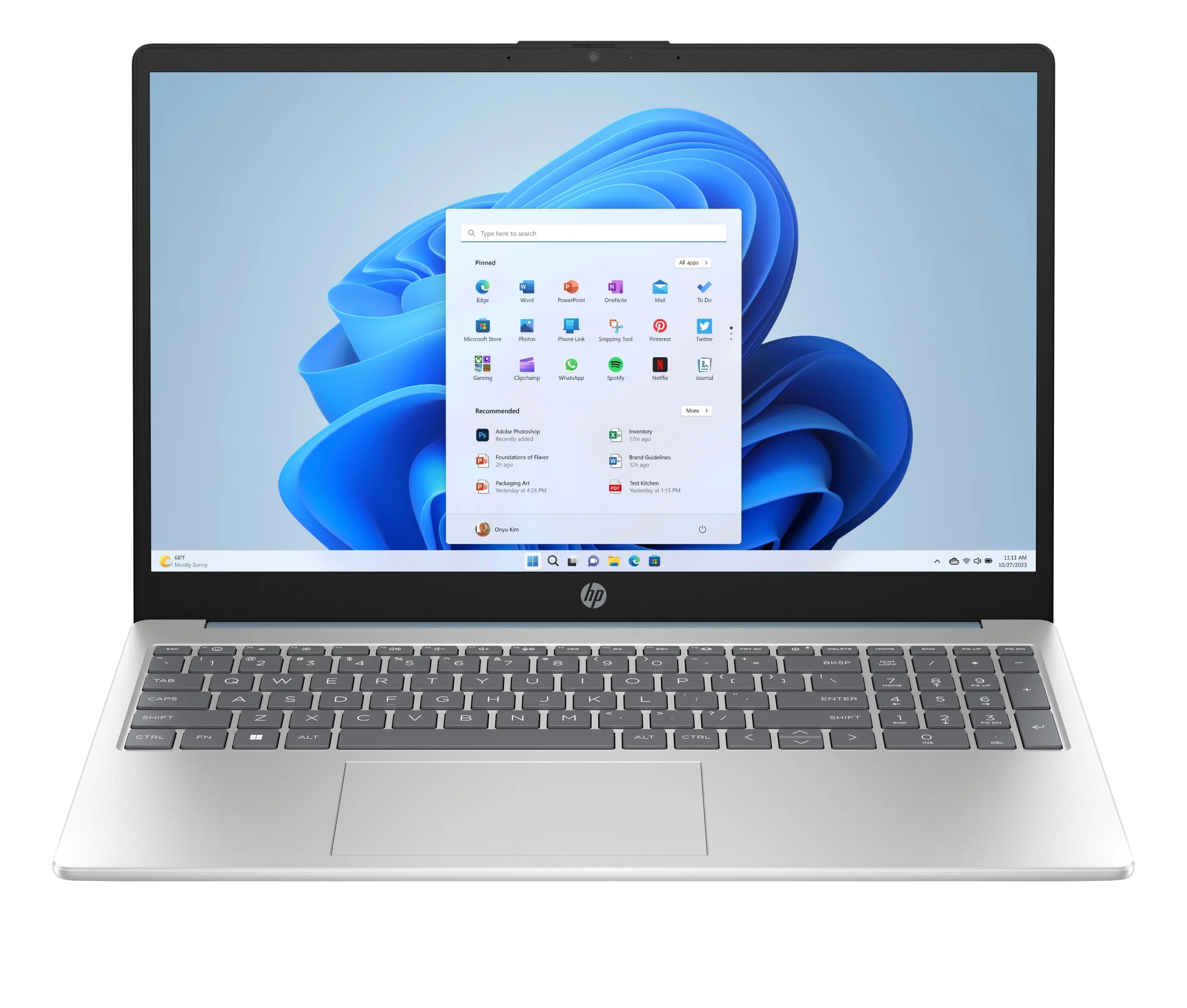 Portátil HP 15-FD0341NS N100/8GB/512SSD - 15.6" Full HD Intel N100 Windows 11 Home