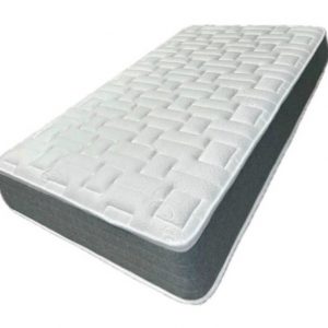 Colchón Decodescanso Naturvisco 90 x190 x 20cm - Espuma HR Viscoelástica Suave Enrollado