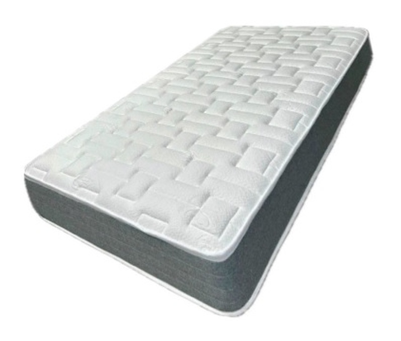 Colchón Decodescanso Naturvisco 90 x190 x 20cm - Espuma HR Viscoelástica Suave Enrollado