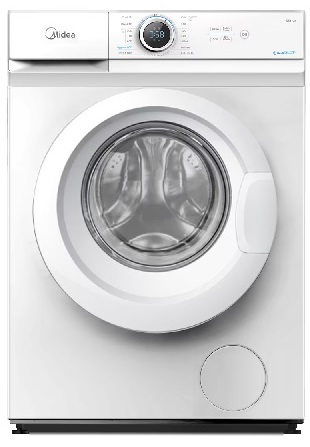 Lavadora Midea MF100W60-1/W-ES - 6kg 1000rpm Clase D 15 Programas Display LED Carga Frontal