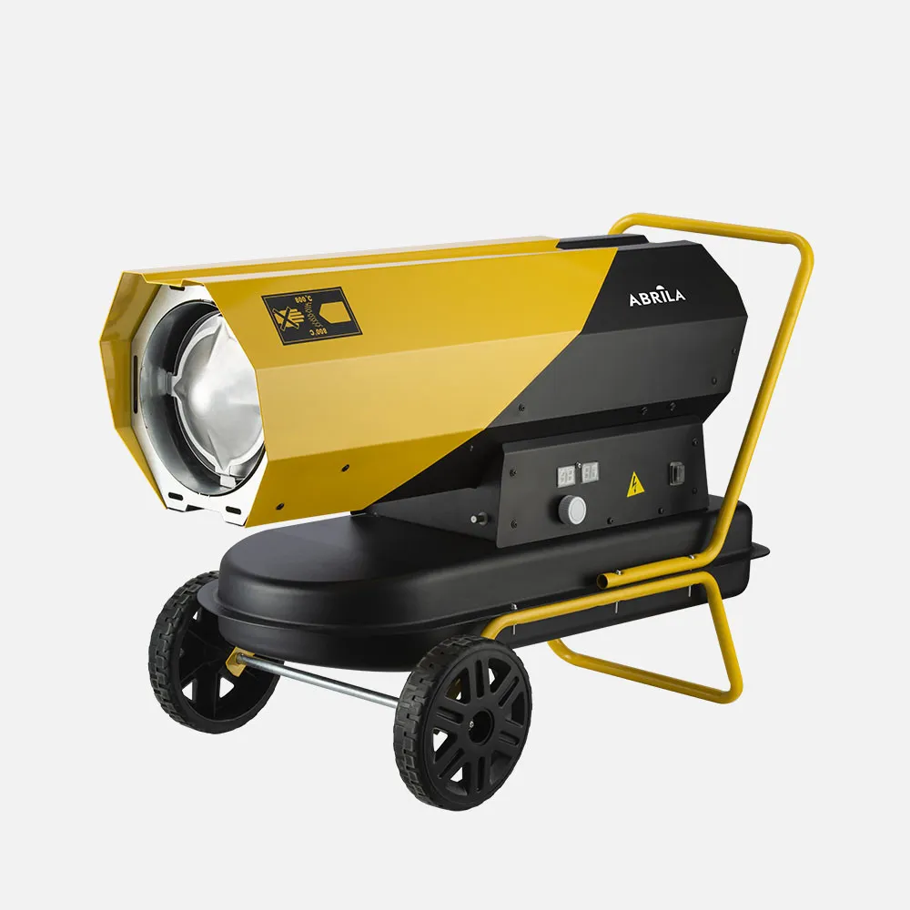 Cañón Calefactor a Gasóleo DIXON 30KW con Ruedas Acero Inoxidable