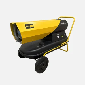 Cañón Calefactor a Gasóleo DIXON 50KW con Ruedas Acero Inoxidable