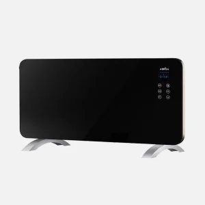 Emisor Térmico de Cristal Abrila HIMALAYA 2000W Negro Mando Distancia IP24