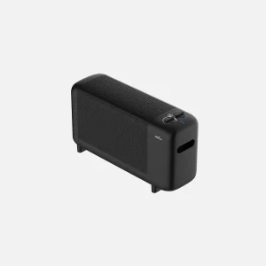 Radiador de Mica PINSAPO 1000W Negro Antivuelco Termostato Regulable