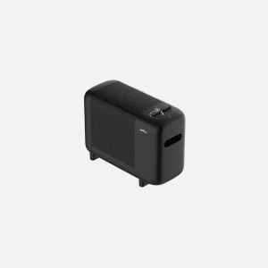 Radiador de Mica PINSAPO 600W Negro Antivuelco Termostato Regulable