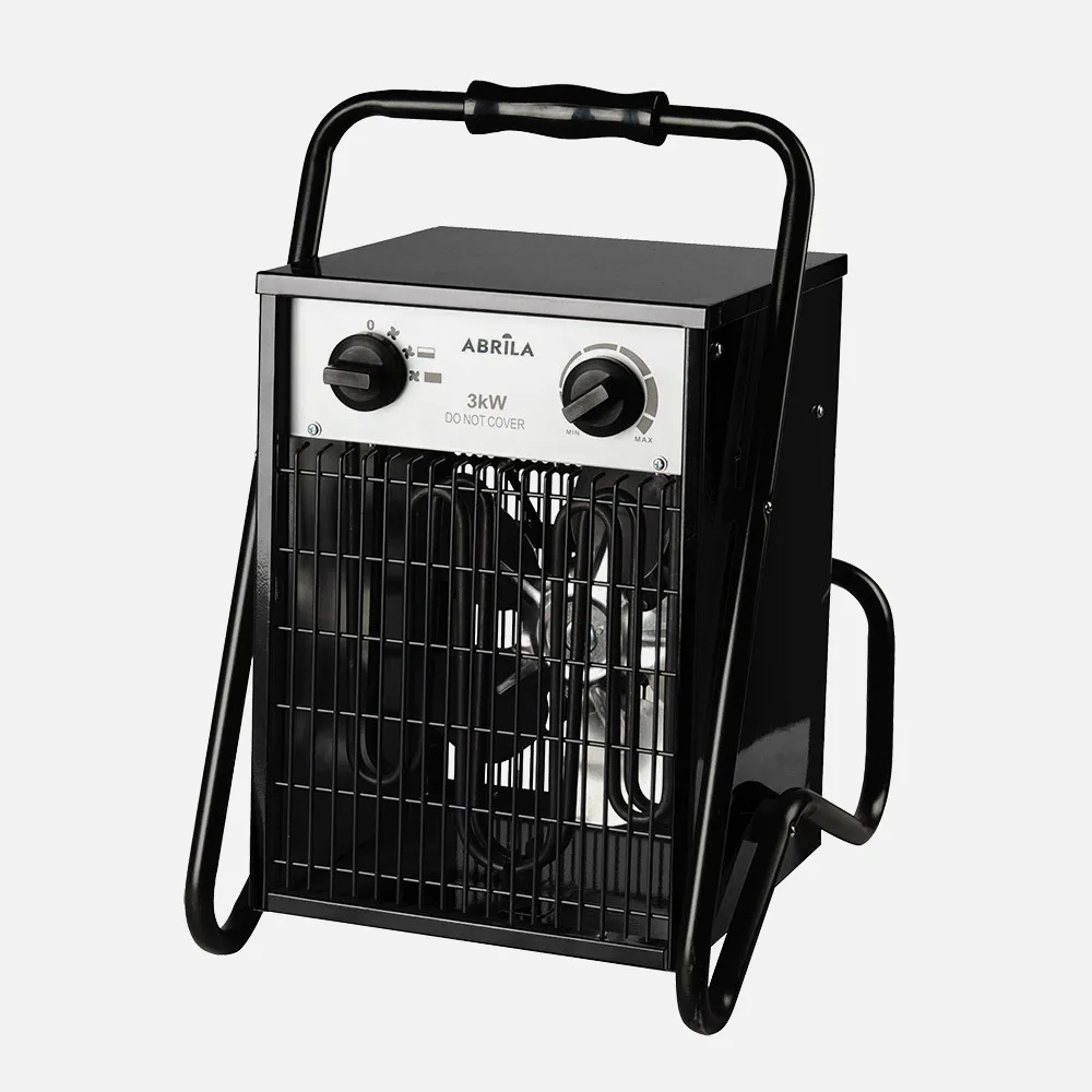 Termoventilador Industrial SIMEON 3000W Negro IP24 Termostato Regulable