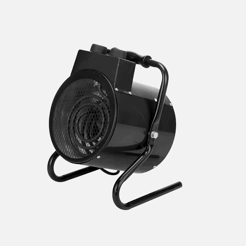 Termoventilador Industrial ZENON 3000W Negro IP24 Termostato Regulable