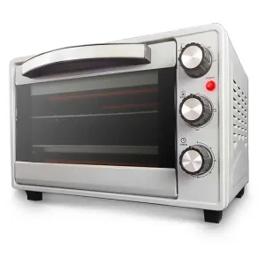 Horno de sobremesa - GRUNKEL HR-23SILVER, 1600 W, 23 l, Acero inoxidable