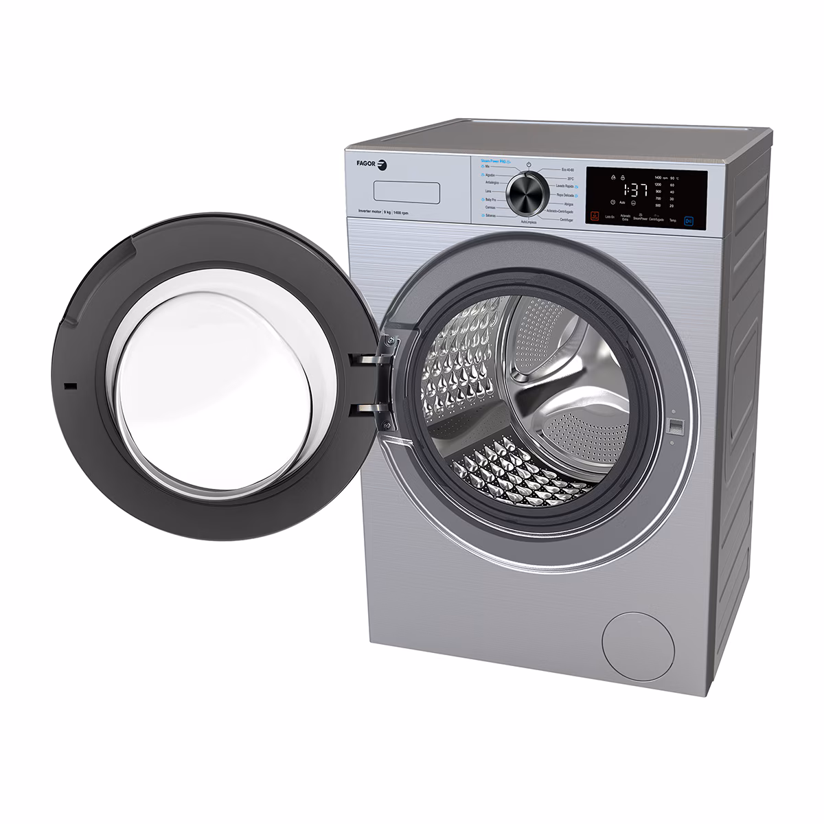 Lavadora Fagor 5FE9714X 9KG 1400RPM Inox cejado abierto