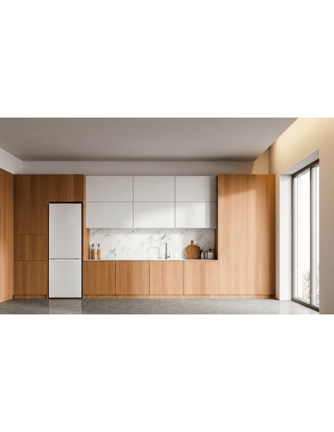Frigorífico Combi NewPol NWCN185W No Frost 186x60 cm Blanco - Imagen 3